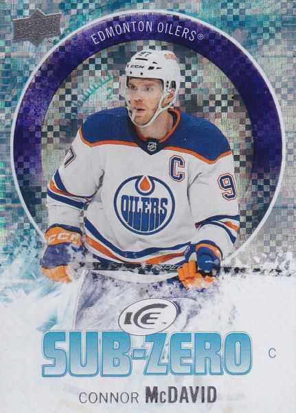 insert karta CONNOR McDAVID 23-24 UD Ice Sub-Zero číslo SZ-8